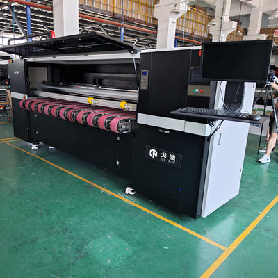 Cmyk डिजिटल प्रिंटिंग मशीन नालीदार बॉक्स इंकजेट प्रिंटर 2500 मिमी फीडिंग