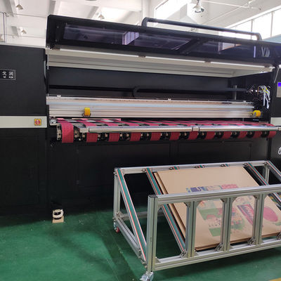 Cmyk डिजिटल प्रिंटिंग मशीन नालीदार बॉक्स प्रिंटर 700m2/H