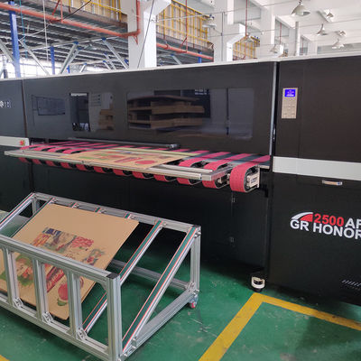 नालीदार बॉक्स इंकजेट प्रिंटर के लिए 15KW Cmyk कलर प्रिंटिंग मशीन डिजिटल प्रिंटर