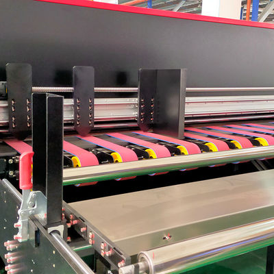 नालीदार बक्से के लिए रंगीन इंकजेट प्रिंटर सीएमवाईके इंटेलिजेंट प्रिंटिंग मल्टीफंक्शन